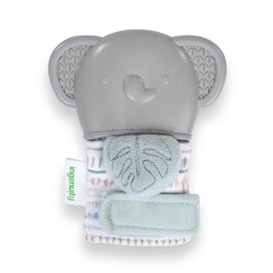 Ingenuity Teething Mitt & Rattle - Elephant