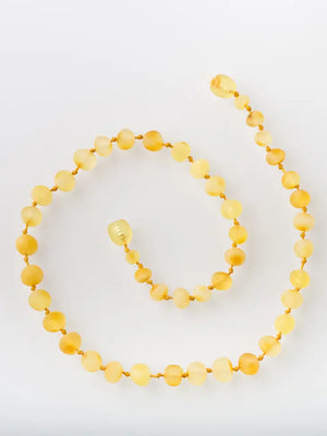 Ecopiggy Certified Baltic Amber Necklace, 11"