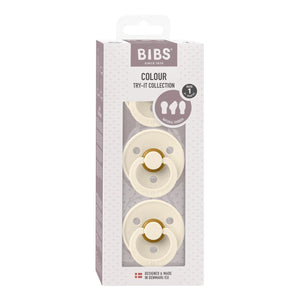 Bibs Try-It Collection 3 Pack 0-6m - Ivory