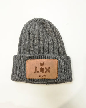 Lox Lion Angora Wool Winter Beanie