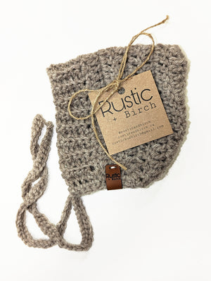 Rustic + Birch Kit Baby Bonnets