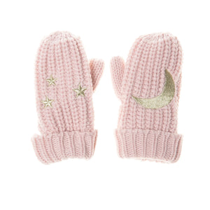 Rockahula Moonlight Knitted Mittens Pink