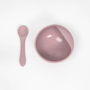 Lil North Co. Silicone Suction Bowl and Spoon Set