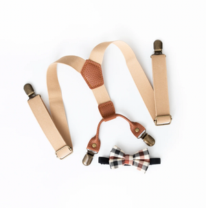 Lox Lion Bow Tie & Suspender Set