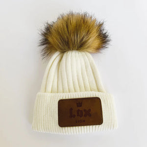 Lox Lion Single Pompom Winter Hat