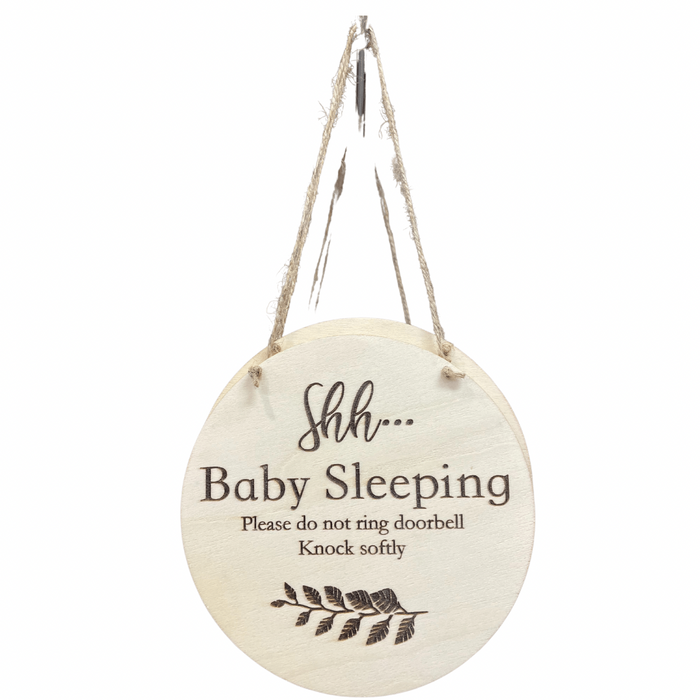 BabyBlissYGK Baby Sleeping Door Sign