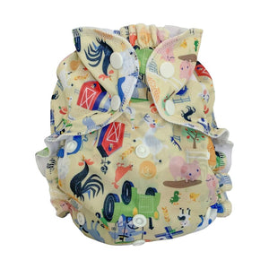 Applecheeks One Size Cloth Diapers + Bamboo Insert