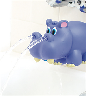 Nuby Hippo Spout Guard Bath Toy